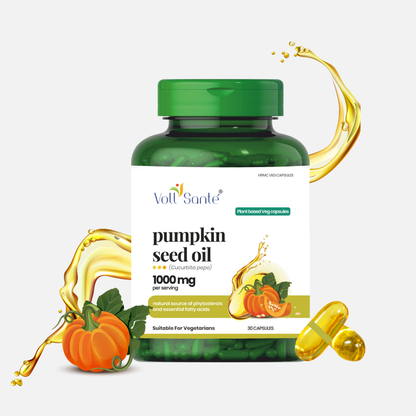 Pumpkin Seed Oil Capsules 1000 mg by Voll Sante