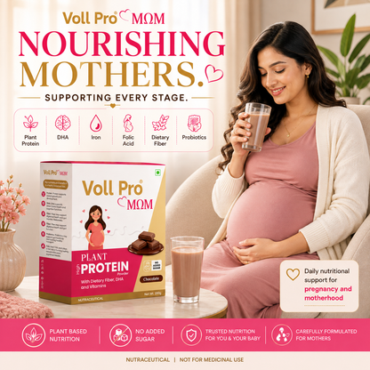 Voll Pro MOM Plant Protein Powder 200g (Swiss Chocolate Flavour)