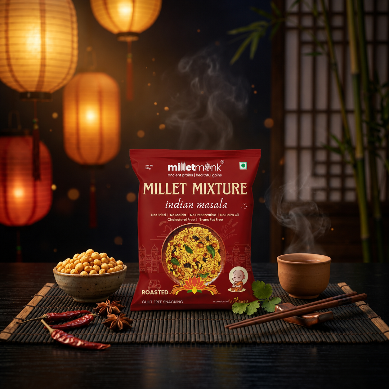 Millet Monk Millet Namkeen Mixture: 160g