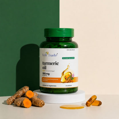 Voll Sante Turmeric Oil: Bottle of 30 Capsules